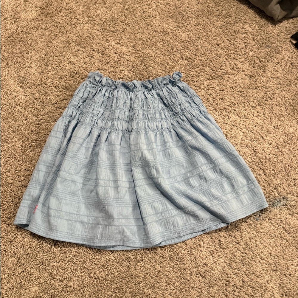 Simply Southern Light Blue Skater Skirt